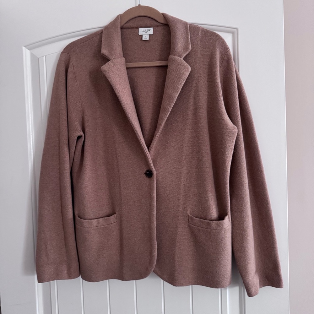 J Crew Women's Sweater Knit Blazer